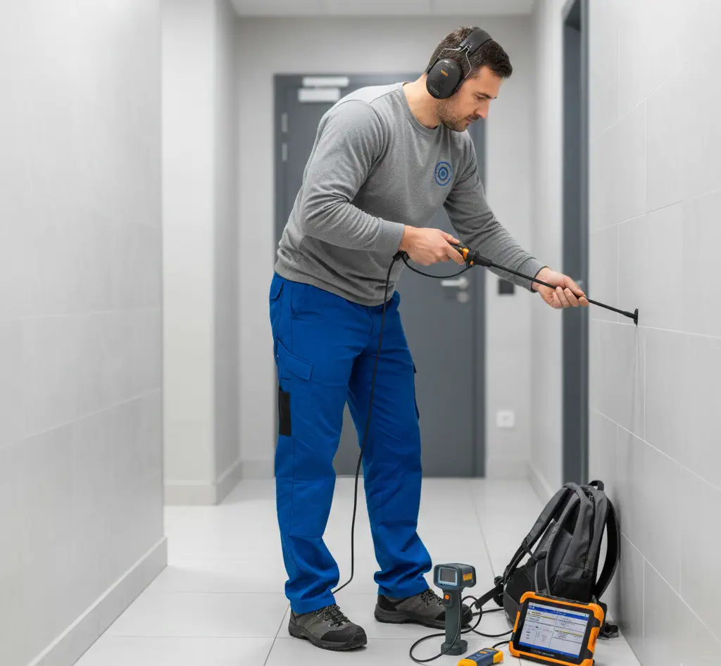 Tecnico ricerca perdite acqua Romagna